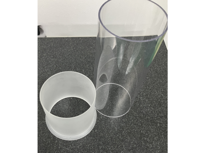 シュートパイプの代替素材提案および特殊（特注）フランジ製作